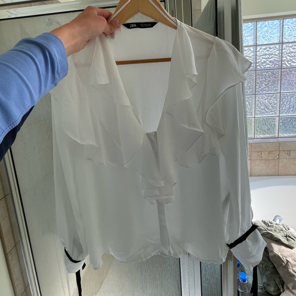 Zara blouse!